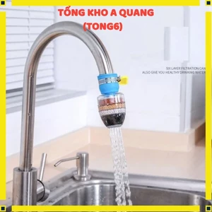 Vòi Lọc Trực Tiếp Tại Vòi An Toàn Siêu Sạch,Đầu Lọc Nước Mở Rộng Vòi Thế Hệ Mới - ĐẦU LỌC NƯỚC GẮN VÒI 6 TẦNG
