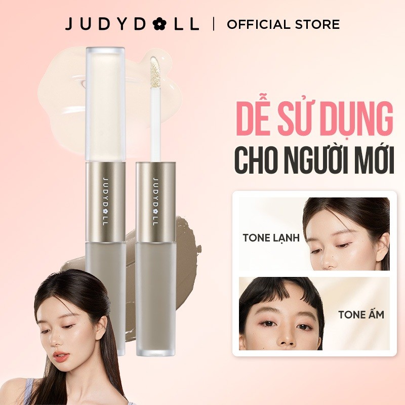 Ảnh Kem Tạo Khối Bắt Sáng JUDYDOLL 4.8g Lâu Trôi Tự Nhiên Dạng Lỏng Dễ Sử Dụng Cho Người Mới Bắt Đầu 1