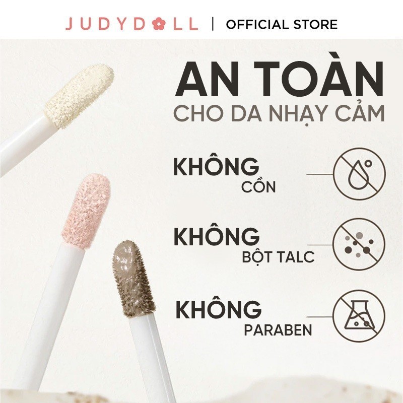 Ảnh Kem Tạo Khối Bắt Sáng JUDYDOLL 4.8g Lâu Trôi Tự Nhiên Dạng Lỏng Dễ Sử Dụng Cho Người Mới Bắt Đầu 3