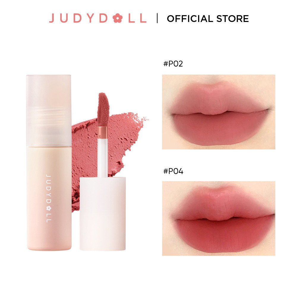Ảnh Son Kem Bùn JUDYDOLL 3.3g Chất Son Mềm Mịn Như Nhung Che Vân Môi Giảm Thân Môi Lâu Trôi Tôn Da Giữ Ẩm Lâu Bông Mềm 1