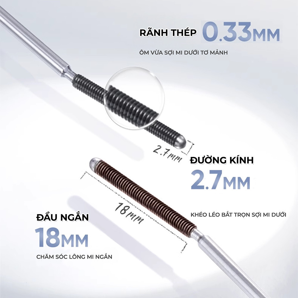 Ảnh Mascara Chuốt Mi JUDYDOLL Dày Dài Siêu Cong Lâu Trôi Chống Thấm Nước Suốt 24h Curling Iron Mascara 4