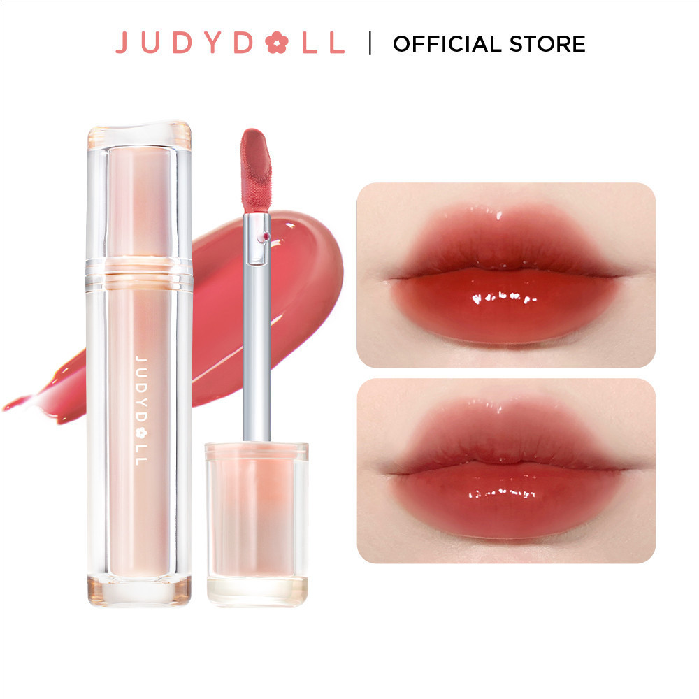 Ảnh Son Tint Bóng JUDYDOLL Trà Đá 1.8g Căng Bóng Mọng Nước Ẩm Mượt Môi Siêu Lì Bền Màu Tạo Hiệu Ứng Tráng Gương 2
