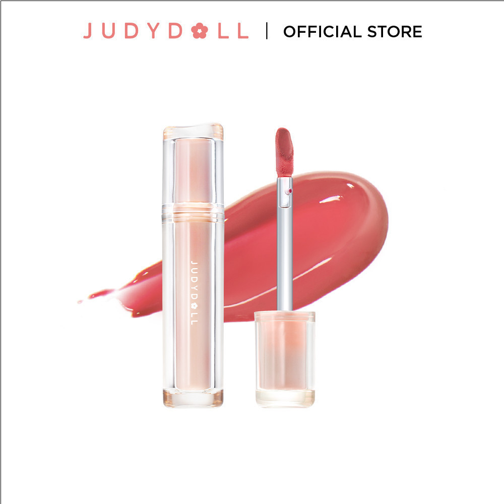 Ảnh Son Tint Bóng JUDYDOLL Trà Đá 1.8g Căng Bóng Mọng Nước Ẩm Mượt Môi Siêu Lì Bền Màu Tạo Hiệu Ứng Tráng Gương 3