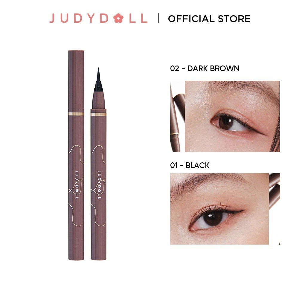 Ảnh Bút Kẻ Mắt JUDYDOLL 0.5ml Kẻ Mắt Nước Dạng Lỏng Siêu Mảnh Sắc Nét Chống Thấm Nước Suốt 24h Cho Người Mới Tập Trang Điểm & Makeup Chuyên Nghiệp 1