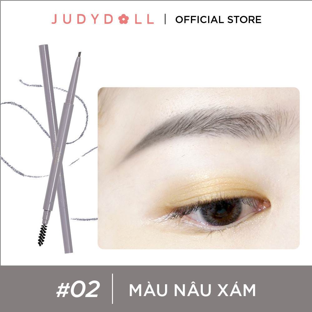 Ảnh Chì Kẻ Chân Mày JUDYDOLL 10g Siêu Mảnh Phẩy Sợi Sắc Nét Chống Thấm Nước Lâu Trôi Cho Người Mới Tập Trang Điểm & Makeup Chuyên Nghiệp 4