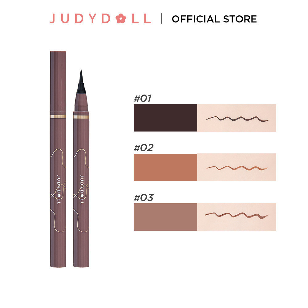 Ảnh Bút Kẻ Mắt JUDYDOLL 0.5ml Kẻ Mắt Nước Dạng Lỏng Siêu Mảnh Sắc Nét Chống Thấm Nước Suốt 24h Cho Người Mới Tập Trang Điểm & Makeup Chuyên Nghiệp 2