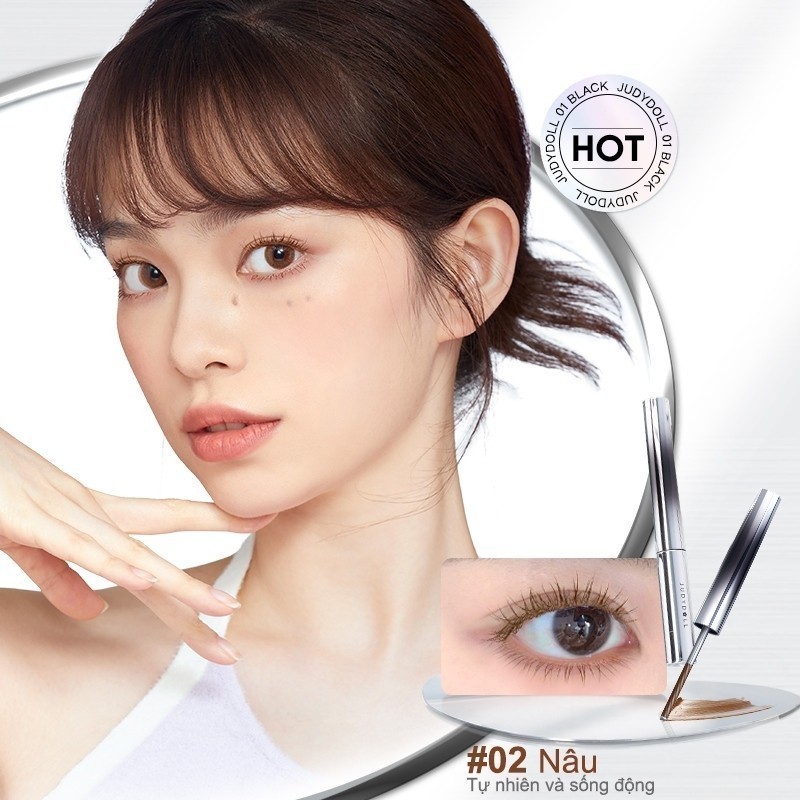 Ảnh Mascara JUDYDOLL Đầu Sắt & Kẻ Mắt Nước JUDYDOLL Siêu Mảnh Kháng Nước Kháng Mồ Hôi Lâu Trôi 3