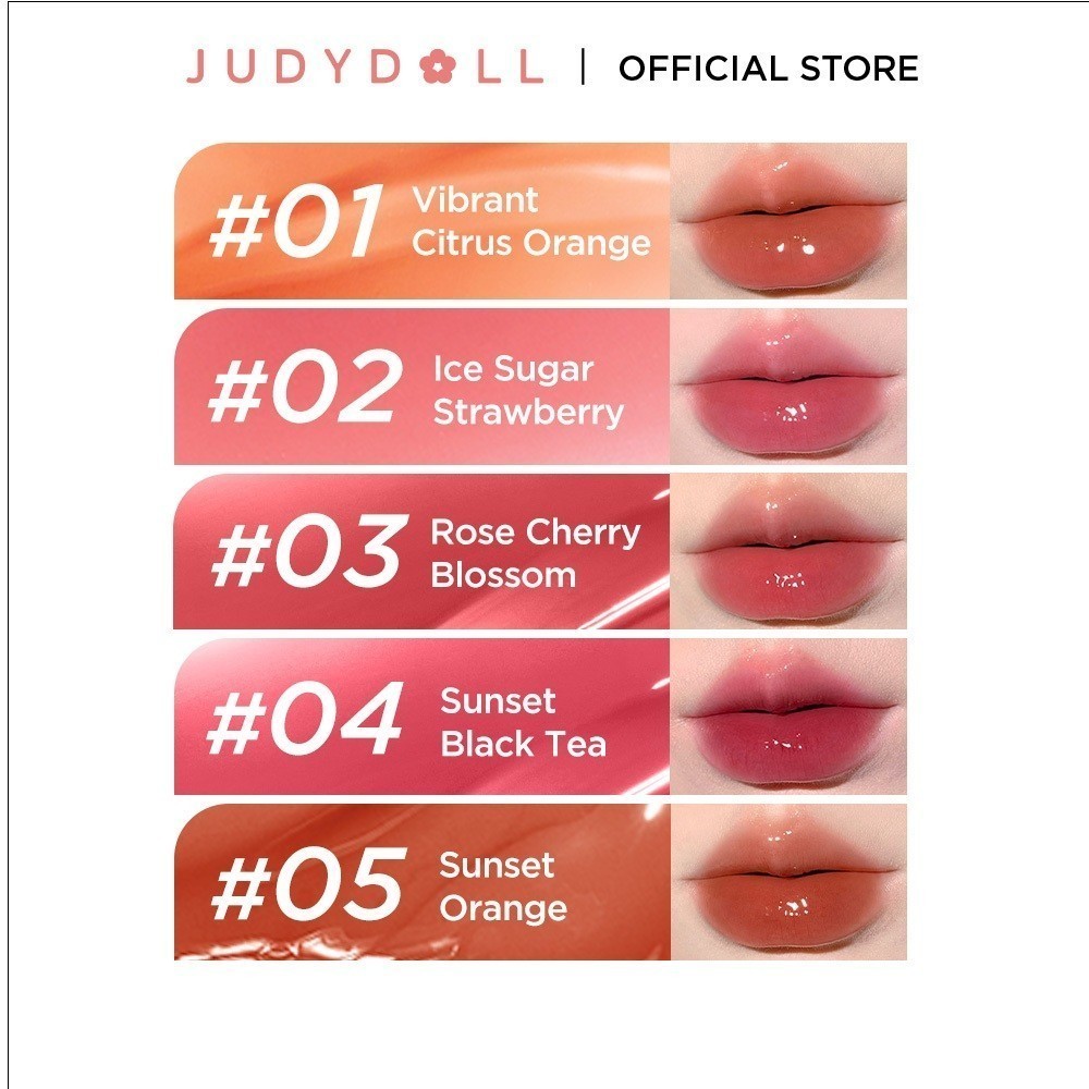 Ảnh Son Đầu Sắt JUDYDOLL 2.4g Căng Bóng Dưỡng Ẩm Lâu Trôi Bền Màu Tự Nhiên Không Lộ Vân Môi Không Bết Dính 2