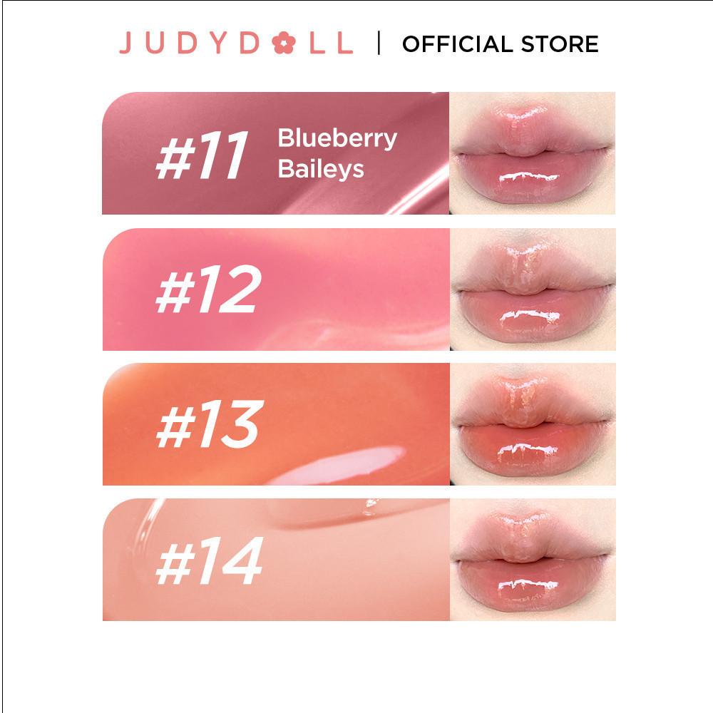 Ảnh Son Đầu Sắt JUDYDOLL 2.4g Căng Bóng Dưỡng Ẩm Lâu Trôi Bền Màu Tự Nhiên Không Lộ Vân Môi Không Bết Dính 4