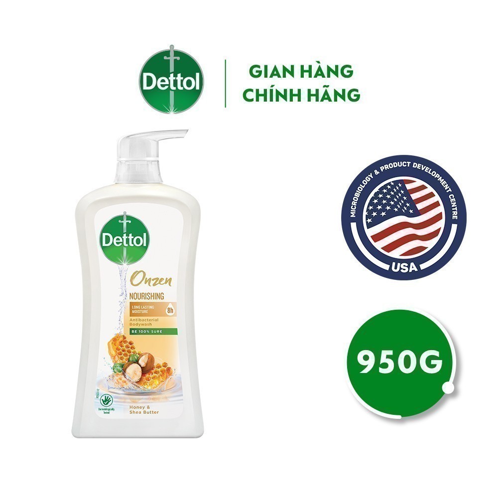 Ảnh Sữa tắm Dettol Onzen kháng khuẩn dưỡng thể - Chai 950g 1