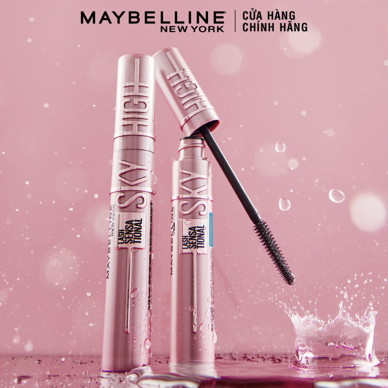 Ảnh Mascara Sky High Chuốt Mi Tơi Dài Mi Lash Sensational Maybelline New York Waterproof 6ml 3
