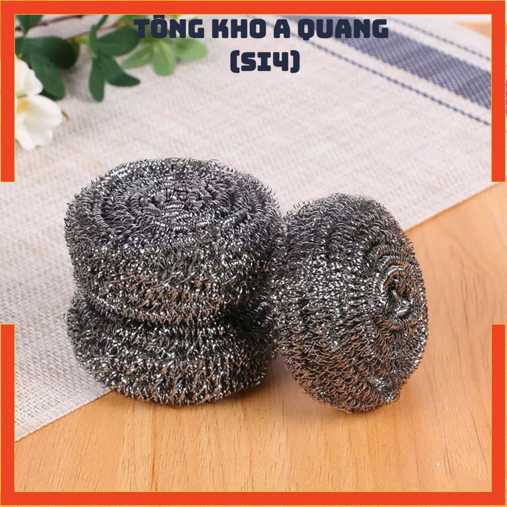 Set 6 Búi Sắt Cọ Xoong Nồi đa năng