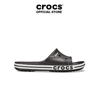 Dép Quai Ngang Unisex Crocs Bayaband - Black/White - 205392-066