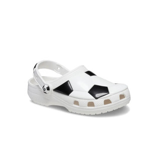 Giày Clog Trẻ Em Crocs Toddler Soccer Ball - White/Black - 210023-103