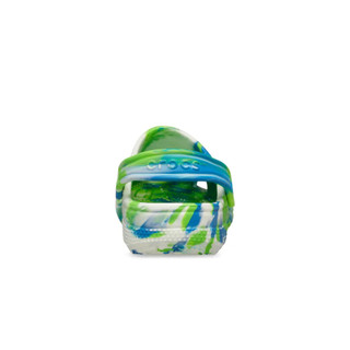Giày Clog Trẻ Em Crocs Toddler Classic Glow Marbled - Prep Blue - 210720-4TL