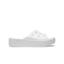 Dép Quai Ngang Nữ Crocs Classic Platform - White - 208180-100