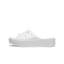 Dép Quai Ngang Nữ Crocs Classic Platform - White - 208180-100