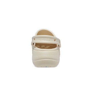 Giày Clog Nữ Crocs Baya Platform - Winter White - 208186-11S
