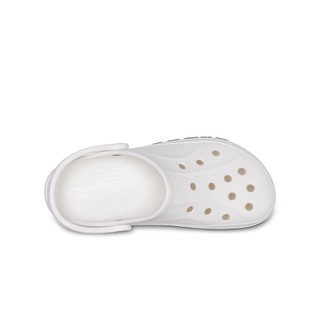 Giày Clog Unisex Crocs Bayaband - White/Navy - 205089-126