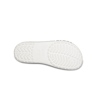 Dép Xỏ Ngón Unisex Crocs Bayaband - White/Navy - 205393-126