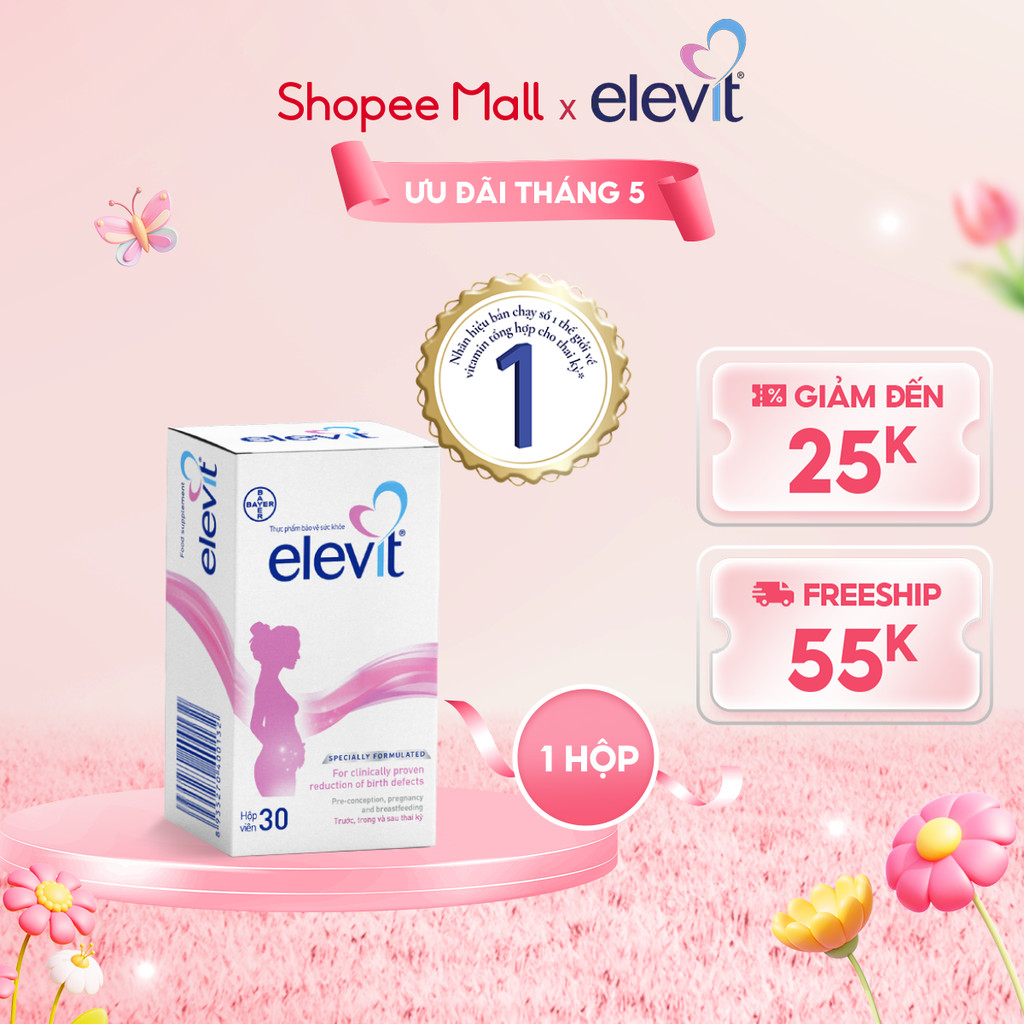 Ảnh Thực phẩm bảo vệ sức khỏe Elevit 30 Viên 1