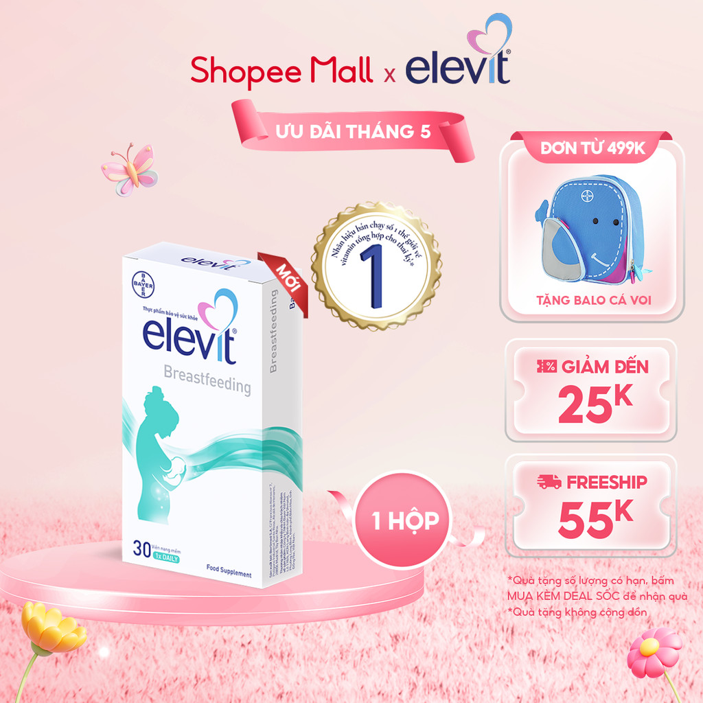 Ảnh Elevit Breastfeeding Vitamin bổ sung cho phụ nữ sau sinh và cho con bú 1