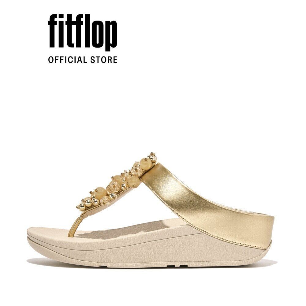 Dép Xỏ Ngón Nữ FitFlop FINO - Platino - FOF - HI9-675