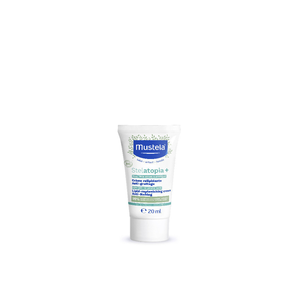 Ảnh Kem dưỡng da toàn thân cho da chàm thể tạng Mustela STELATOPIA+ LIPID-REPLENIISHING 20ML 1