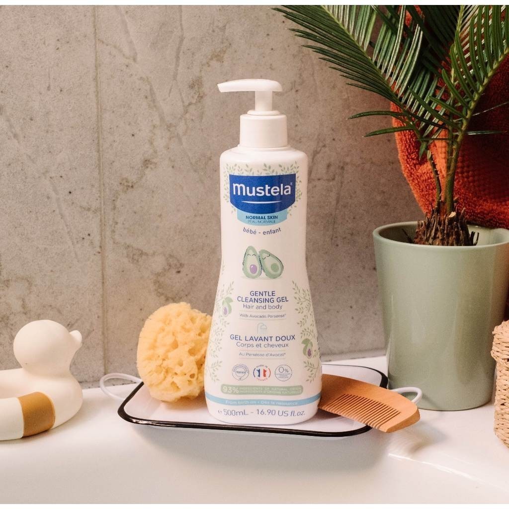 Ảnh Combo 2 Sữa Tắm Gội Cho Trẻ Sơ Sinh & Em Bé Da Thường Mustela 500ml 2