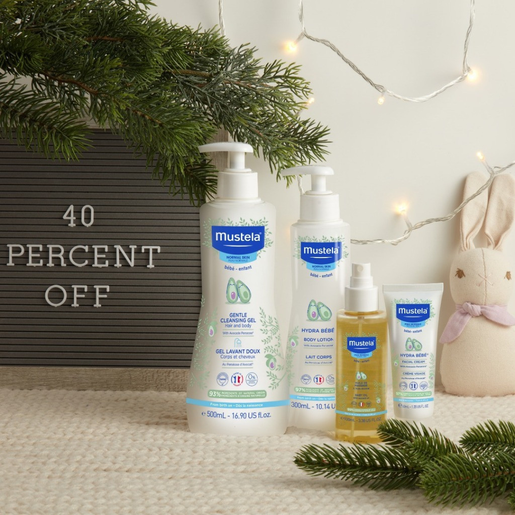 Ảnh Combo 2 Sữa Tắm Gội Cho Trẻ Sơ Sinh & Em Bé Da Thường Mustela 500ml 4
