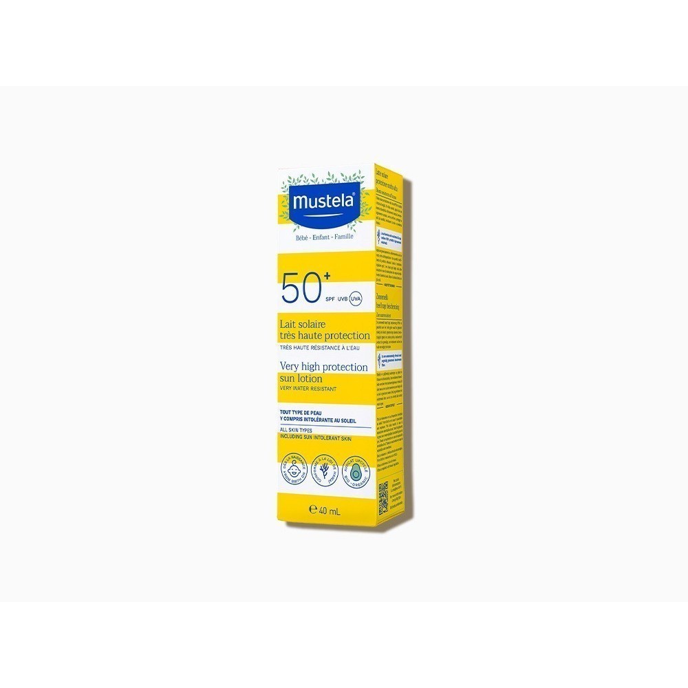 Ảnh Kem Chống Nắng Cho Trẻ Sơ Sinh & Em Bé Very High Protection Sun Lotion Mustela 40ml 3