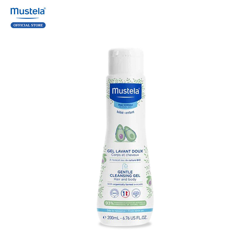 Ảnh Sữa Tắm Gội Cho Trẻ Sơ Sinh & Em Bé Da Thường Mustela 200ml 1