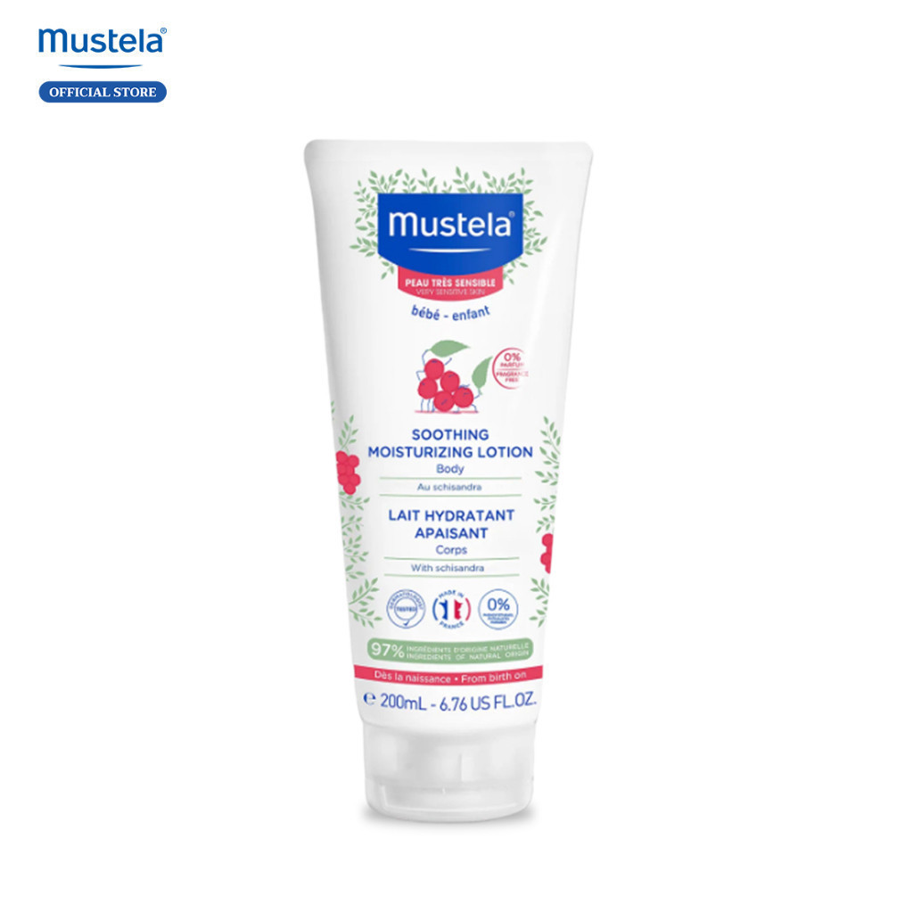 Ảnh Sữa Dưỡng Da Toàn Thân Cho Trẻ Sơ Sinh & Em Bé Có Da Nhạy Cảm Mustela - 200ml 1