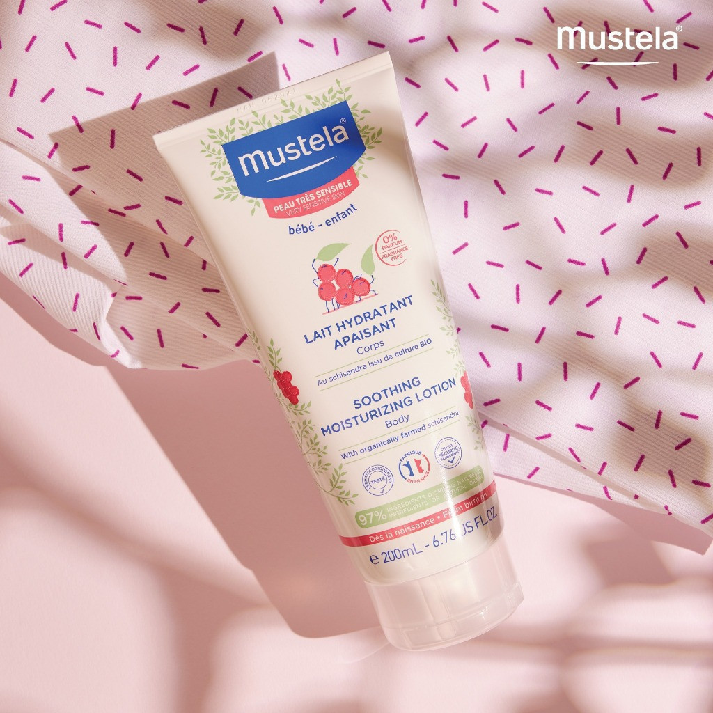 Ảnh Sữa Dưỡng Da Toàn Thân Cho Trẻ Sơ Sinh & Em Bé Có Da Nhạy Cảm Mustela - 200ml 2