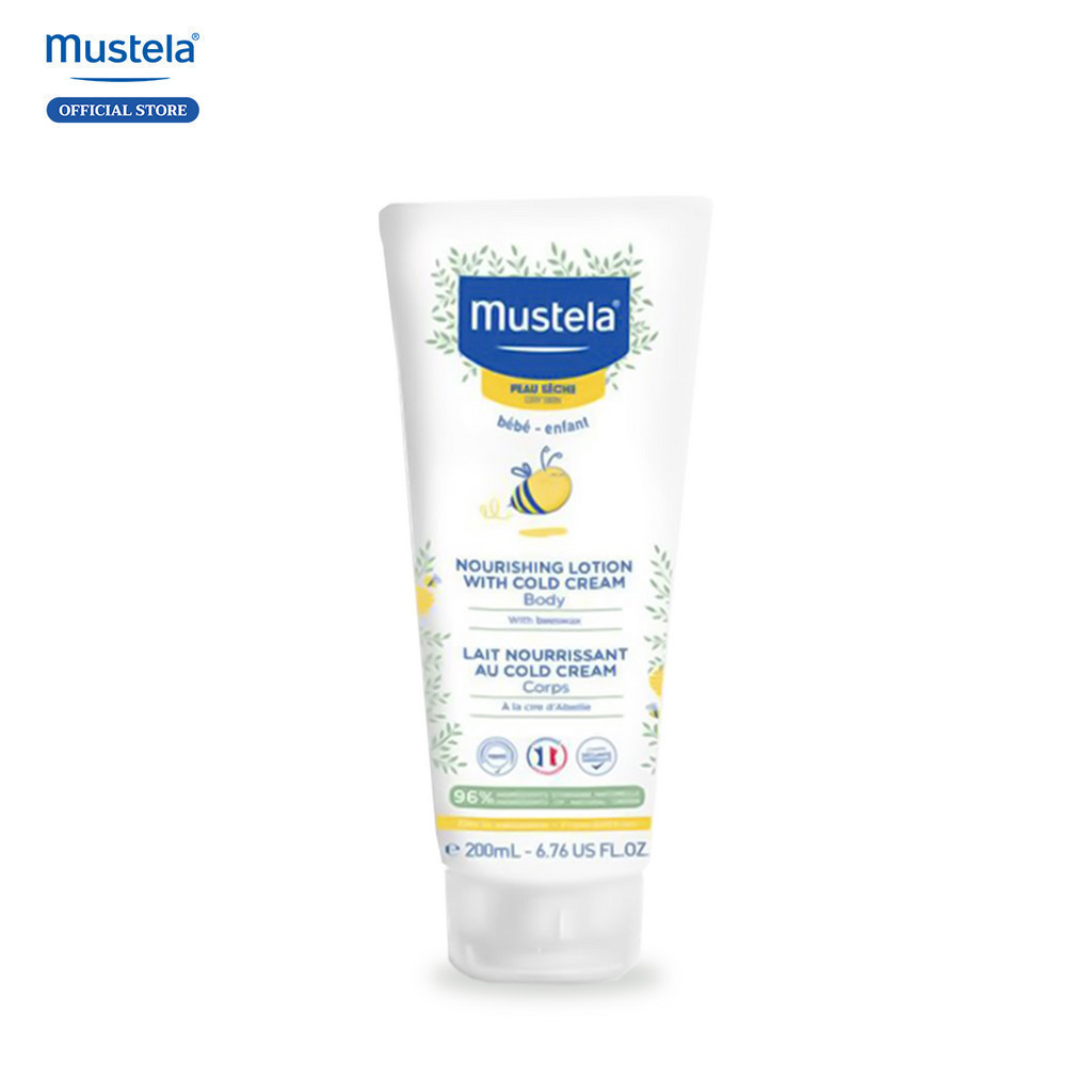 Ảnh Sữa Dưỡng Da Toàn Thân Cho Trẻ Sơ Sinh & Em Bé Da Khô Mustela 200ml 1