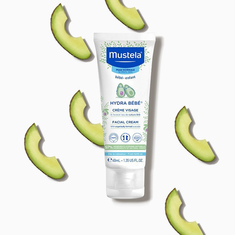 Ảnh Kem Dưỡng Da Mặt Mustela Cho Trẻ Sơ Sinh & Em Bé Da Thường 40ml 2
