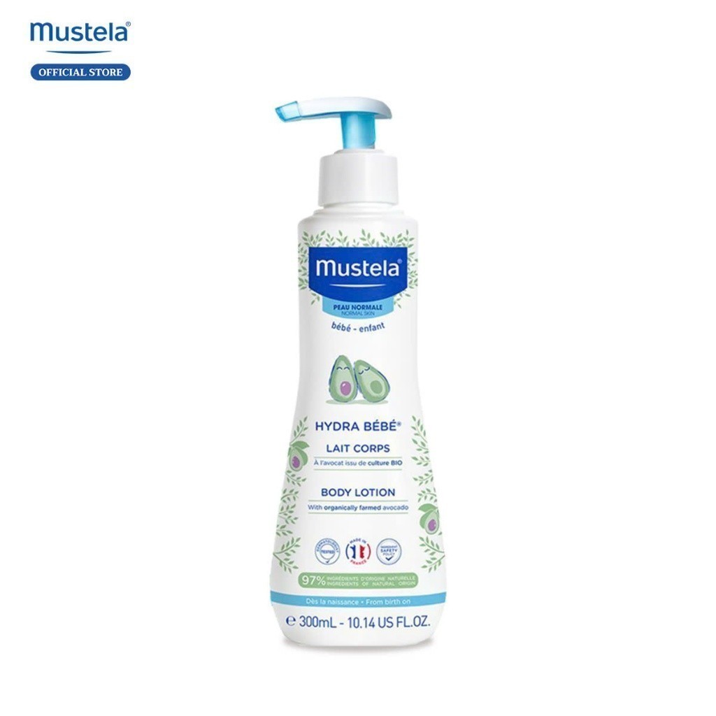 Ảnh Kem Dưỡng Da Toàn Thân Cho Trẻ Sơ Sinh & Em Bé Da Thường Mustela 300ml 1