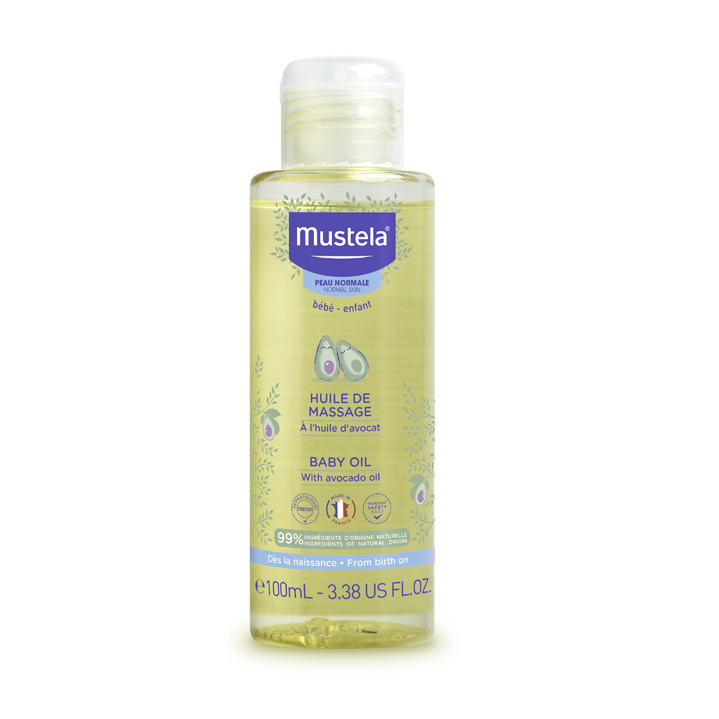 Ảnh Dầu Massage Cho Trẻ Sơ Sinh & Em Bé Mustela 100ml 2