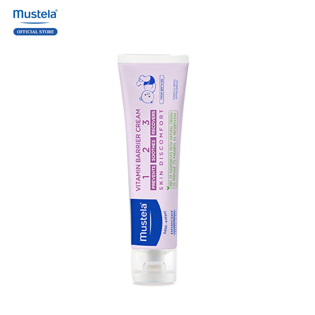 Ảnh Kem Làm Dịu và Ngăn Ngừa Hăm Tã Cho Trẻ Sơ Sinh & Em Bé Mustela 100ml 1