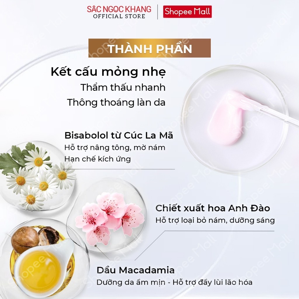 Ảnh Kem Dưỡng Da Ban Đêm Sắc Ngọc Khang 30g 3