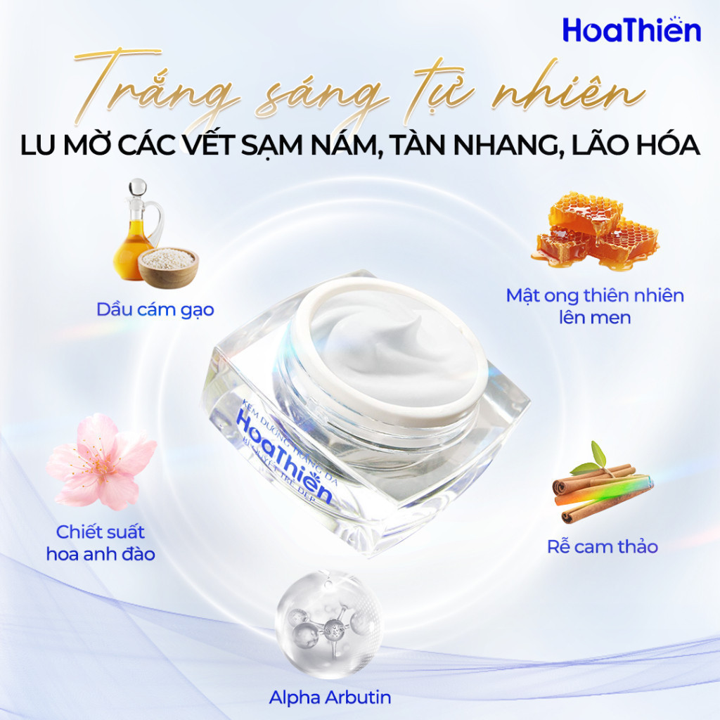 Ảnh Kem Dưỡng Trắng Da Hoa Thiên 30g - SẮC NGỌC KHANG 3