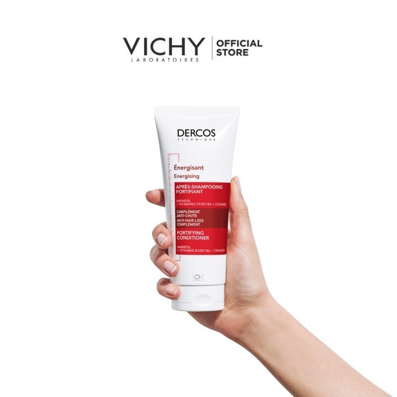Ảnh Dầu xả tăng cường dưỡng tóc chắc khoẻ, giảm gãy rụng Vichy Dercos Energy+ 200ml 2