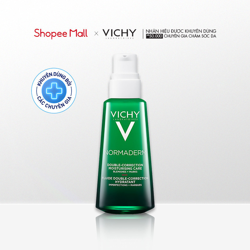Review Kem Dưỡng Vichy Normaderm Double-Correction Daily: Trị Mụn, Giảm Thâm & Phục Hồi Da