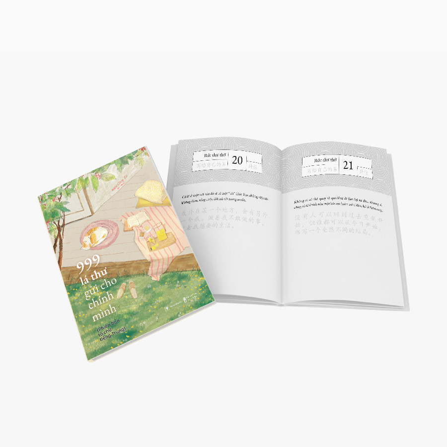 Ảnh Sách - 999 Lá Thư Gửi Cho Chính Mình - Phiên Bản TÔ CHỮ Tiếng Trung 2