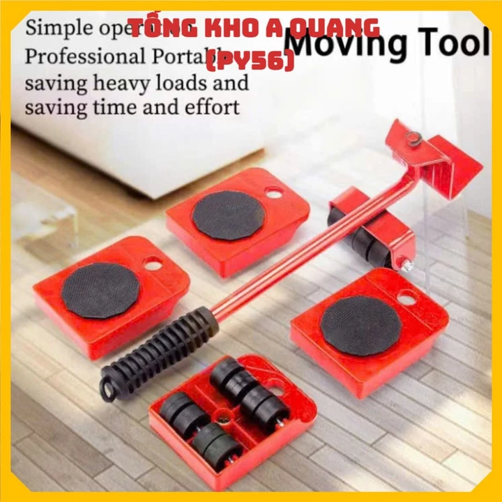Dụng Cụ Di Chuyển Vật Nặng Gia Đình,Bánh Xe Chuyển Đồ Nặng Mini Kèm Cán Nâng - BỘ DỤNG CỤ DI CHUYỂN ĐỒ ĐẠC TIỆN LỢI