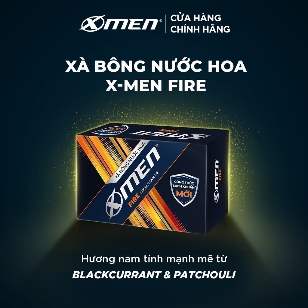 Ảnh Xà bông cục Xmen 90g - 2 mùi hương nam tính cùng công thức sạch khuẩn 2