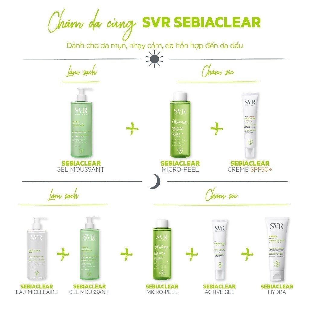 Ảnh HANNAH x SVR Nước cân bằng da dành cho da dầu, mụn SVR SEBIACLEAR MICRO-PEEL 150ml 3