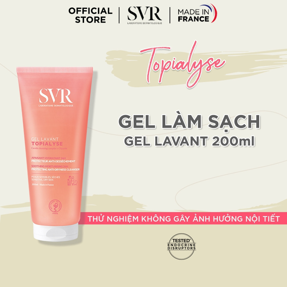 Ảnh Gel làm sạch không chứa xà phòng SVR TOPIALYSE Gel Lavant 200ml 1