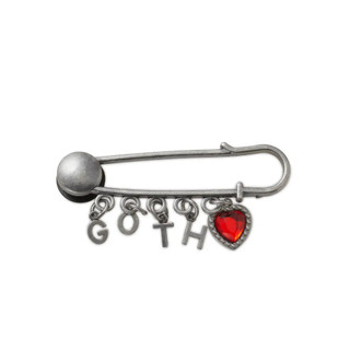 Phụ kiện Jibbitz™ Charm Goth Safety Pin