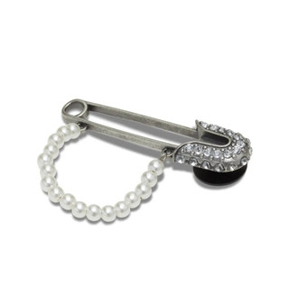 Phụ kiện Jibbitz™ Charm Pearl Chain Safety Pin